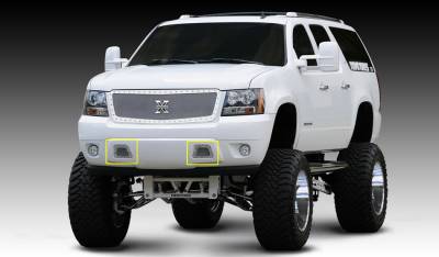 T-Rex - Chevrolet Avalanche T-Rex X-Metal Series Studded Bumper Grille - Polished Stainless Steel - 6720510