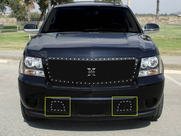 T-Rex - Chevrolet Tahoe T-Rex X-Metal Series Studded Bumper Grille - All Black - 6720511