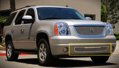 T-Rex - GMC Yukon T-Rex X-Metal Series Studded Bumper Grille - Polished Stainless Steel - 6721720