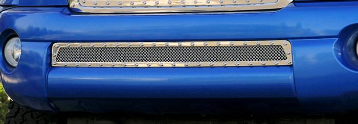 T-Rex - Toyota Tacoma T-Rex X-Metal Series Studded Bumper Grille - Polished Stainless Steel - 6728950