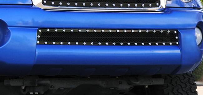 T-Rex - Toyota Tacoma T-Rex X-Metal Series Studded Bumper Grille - All Black - 6728951