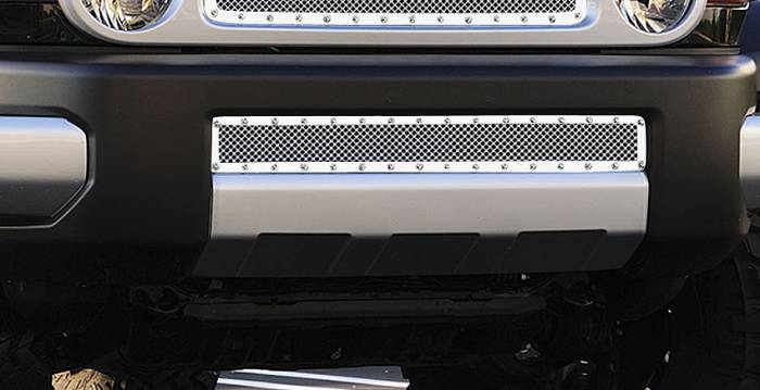 T-Rex - Toyota FJ Cruiser T-Rex X-Metal Series Studded Bumper Grille - Polished Stainless Steel - 6729320