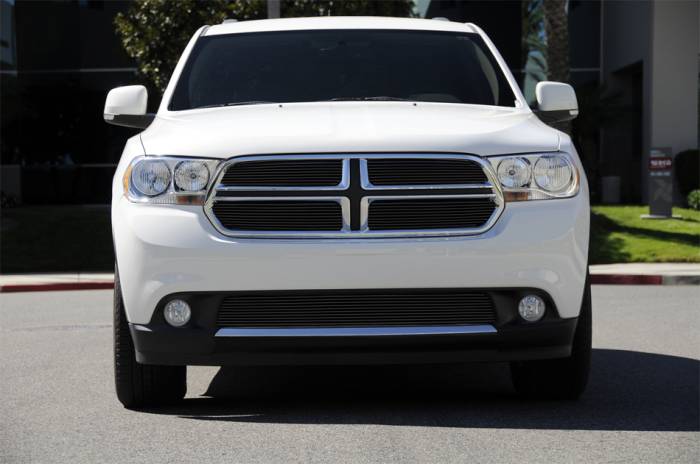 T-Rex - Dodge Durango T-Rex Billet Grille Overlay - Bolt On - All Black - 4PC - 21491B