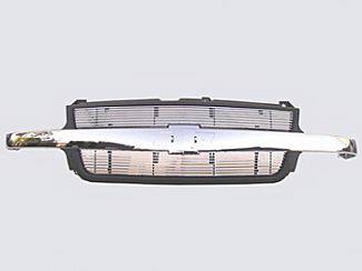 Street Scene - Chevrolet Silverado Street Scene Chrome & Black Grille Shell with 4mm Billet Grille - 950-75456