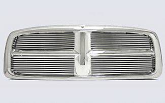 Street Scene - Dodge Ram Street Scene Chrome Grille Shell with 8mm Billet Grille Insert - 950-75530