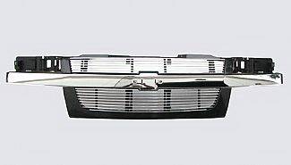 Street Scene - Chevrolet Colorado Street Scene Grille Shell with 4mm Polished Billet Grille Insert - 950-75549