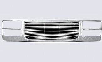 Street Scene - GMC Sierra Street Scene Chrome Grille Shell with 4mm Polished Billet Grille - 950-75565