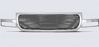 Street Scene - GMC Yukon Street Scene Chrome Grille Shell with 4mm Polished Billet Grille - 950-75566