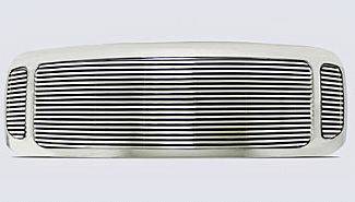 Street Scene - Ford Excursion Street Scene Chrome Grille Shell with 8mm Polished Billet Grille - 950-75578