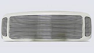Street Scene - Ford Superduty Street Scene Chrome Grille Shell with 8mm Polished Billet Grille - 950-75578