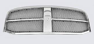 Street Scene - Dodge Ram Street Scene Chrome Grille Shell with Black Chrome Speed Grille - 950-76522