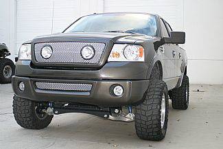 Street Scene - Ford F150 Street Scene Grille Shell Surround with Light Kit - Satin Aluminum - 950-77585