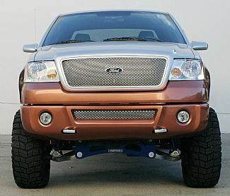 Street Scene - Ford F150 Street Scene Satin Aluminum Grille for Generation 1 Bumper Cover - 950-77833