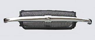 Street Scene - Chevrolet Silverado Street Scene Chrome & Black Grille Shell with Chrome Speed Grille - 950-78456