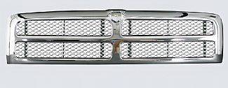 Street Scene - Dodge Ram Street Scene Chrome Grille Shell with Chrome Speed Grille - 950-78516