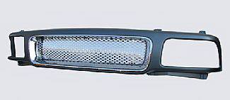Street Scene - GMC Sonoma Street Scene Grille Shell with Chrome Grille - Sealed Beam Style - 950-78517