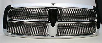 Street Scene - Dodge Ram Street Scene Chrome Grille Shell with Chrome Speed Grille - 950-78531