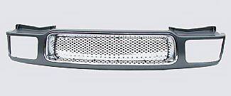 Street Scene - GMC S15 Street Scene Black & Chrome Shell with Chrome Speed Grille Insert - 950-78544