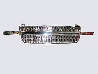 Street Scene - Chevrolet Silverado Street Scene Chrome Grille Shell with Chrome Speed Grille - 950-78554
