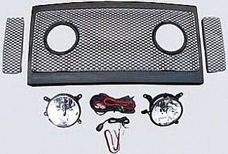 Street Scene - Ford F250 Street Scene Grille Shell Surround with Light Kit - Chrome - 950-78582