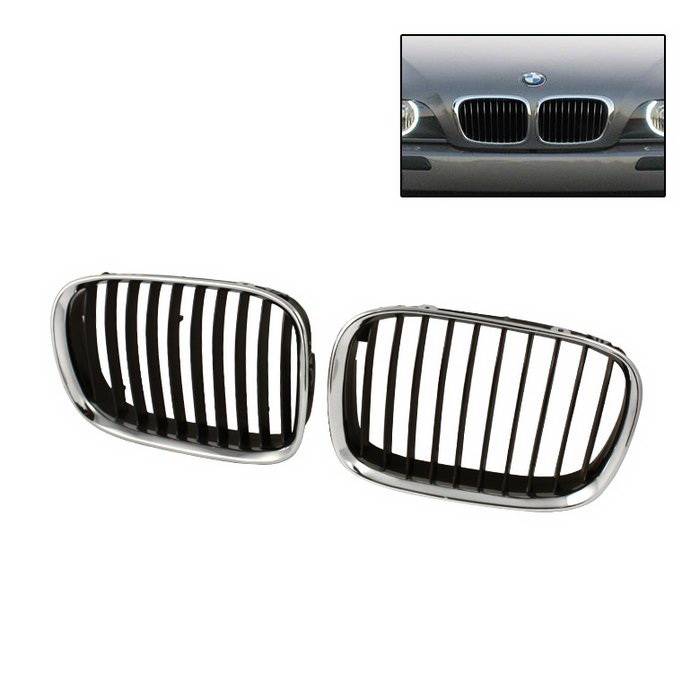 Spyder Auto - BMW 7 Series Spyder Front Grille - Black - GRI-CH-BE3899-BK