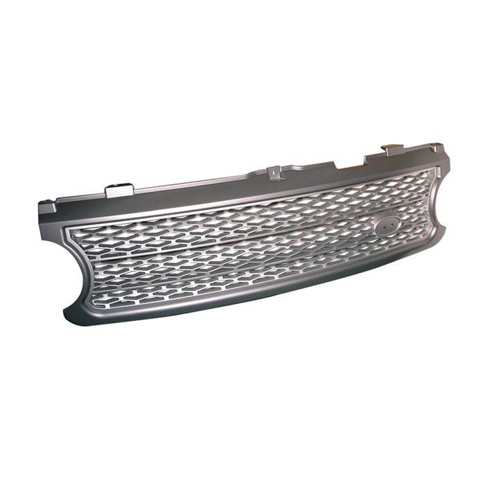 Spyder Auto - Land Rover Range Rover Spyder Grille - Gray & Silver - GRI-LRRR06-SL