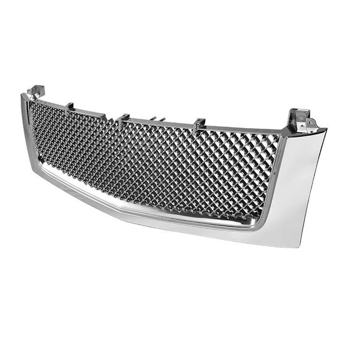 Spyder - Cadillac Escalade Spyder Front Grille - Chrome - GRI-SP-CADES02-C