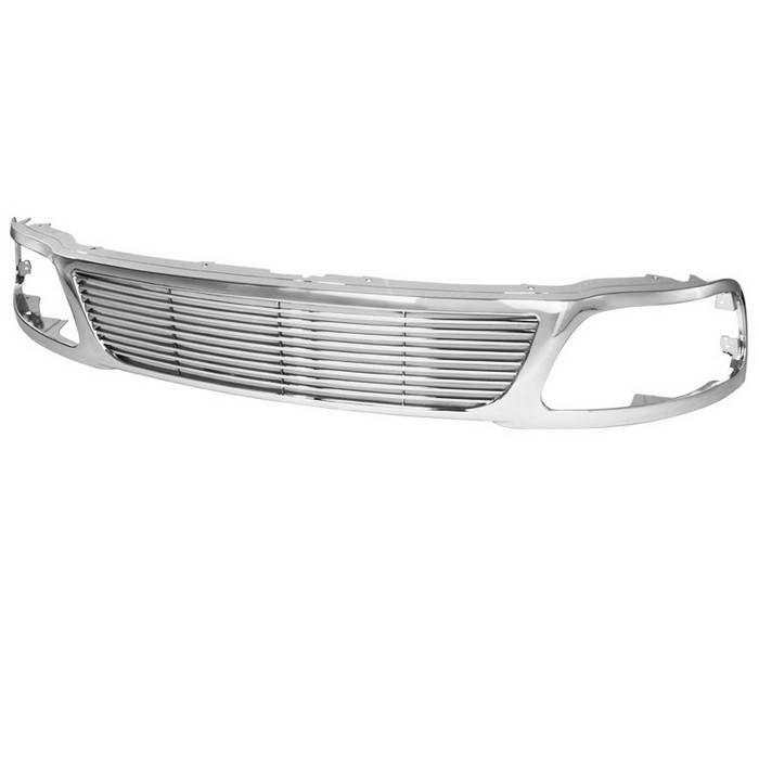 Spyder - Ford F150 Spyder Front Grille - Chrome - GRI-SP-FF15097-C