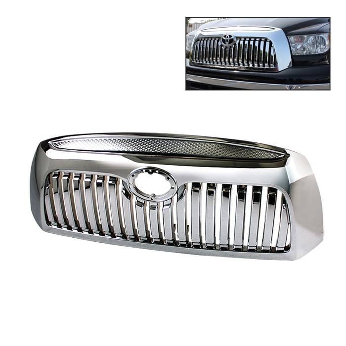 Spyder - Toyota Tundra Spyder Front Grille - Chrome - GRI-SP-TTU07-C