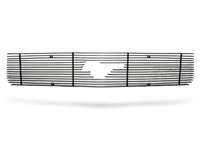 Stack Racing - Ford Mustang Stack Racing Billet Upper Grille - GRL-05-V6-UPC-BLK