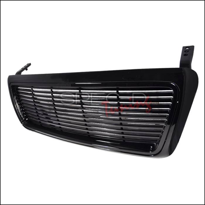 Spec-D - Ford F150 Spec-D ABS Grille - Black - HBG-F150041PCBK-GG