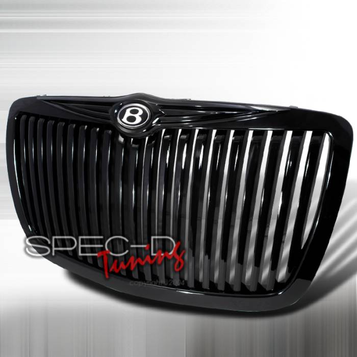 Spec-D - Chrysler 300 Spec-D Vertical Grille - Black - HG-300C05JMVT