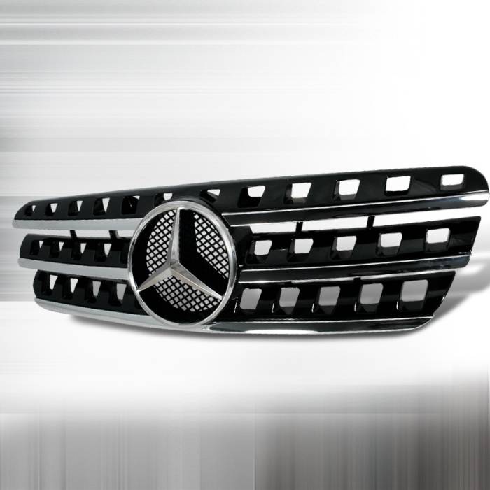 Spec-D - Mercedes-Benz ML Spec-D AMG Grille - Black - HG-BW16396AMG-BK