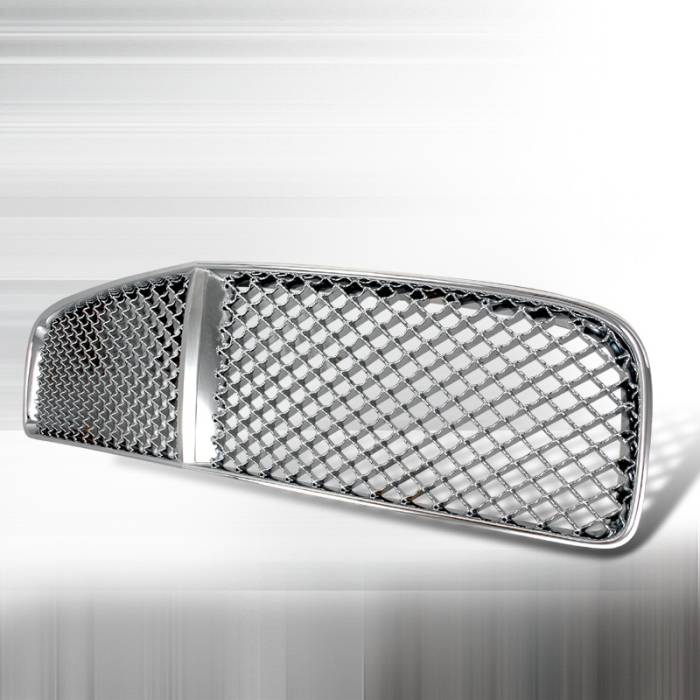 Spec-D - Dodge Charger Spec-D Mesh Grille - Chrome - HG-CHG05C