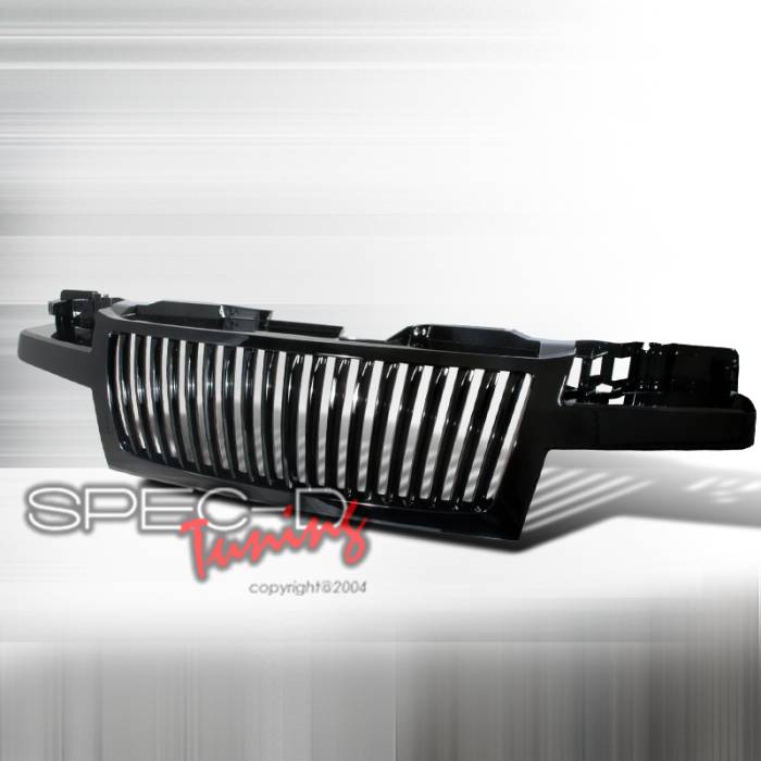 Spec-D - Chevrolet Colorado Spec-D Vertical Grille - Black - HG-COL04JMVT