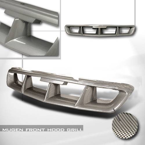 Spec-D - Honda Civic Spec-D Mugen Style Front Hood Grille - HG-CV96CFMU