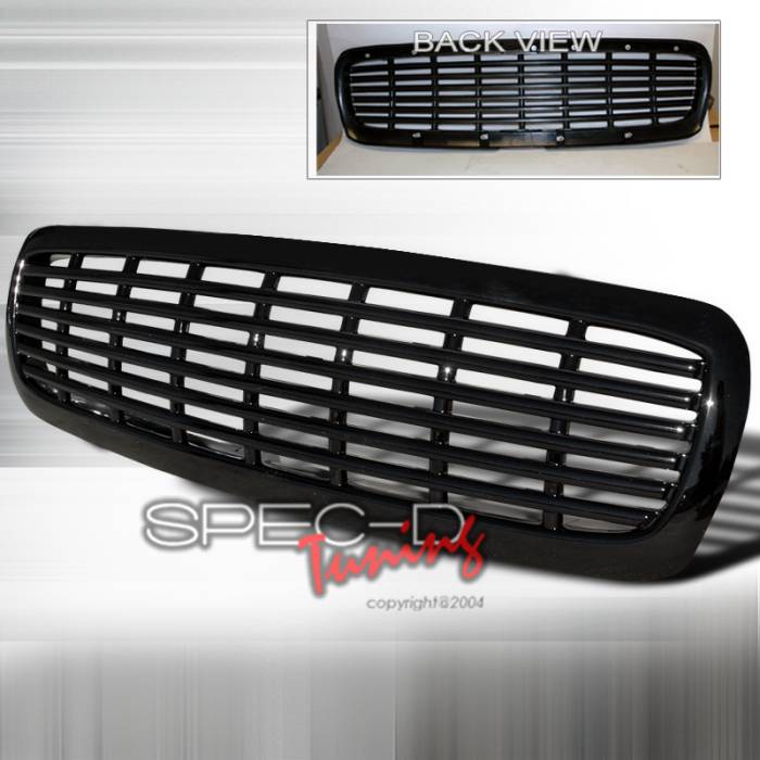 Spec-D - Dodge Dakota Spec-D Front Grille - Black - HG-DAK97JM-JY