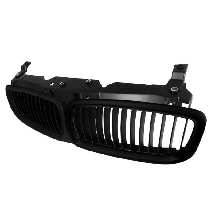 Spec-D - BMW 7 Series Spec-D Front Grille - Black - HG-E6502BB