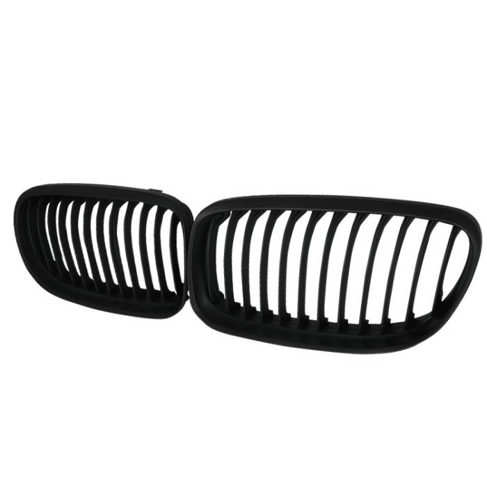 Spec-D - BMW 3 Series Spec-D Front Hood Grille - Black - HG-E9009BB