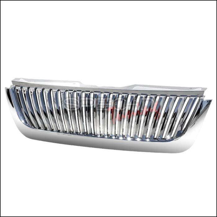 Spec-D - Ford Explorer Spec-D Vertical Grille - Chrome - HG-EPOR02CVT