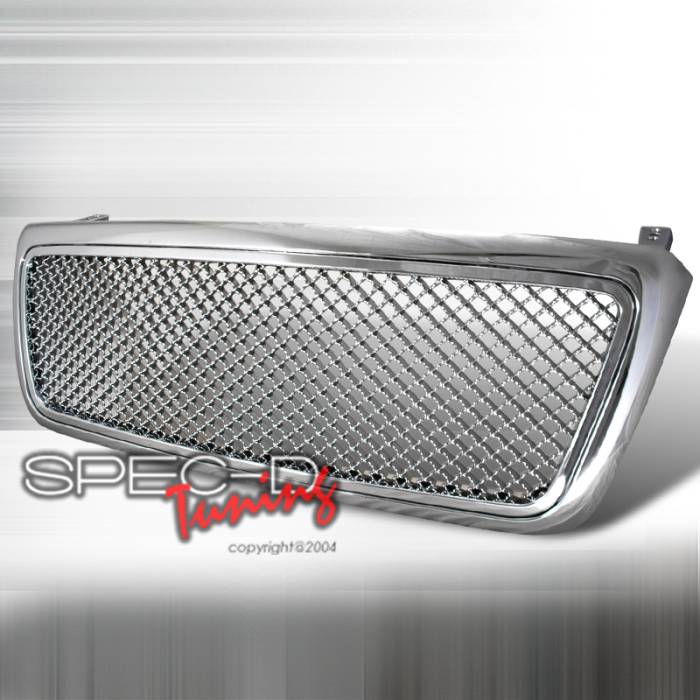 Spec-D - Ford F150 Spec-D Chrome Grille Mesh - HG-F15004C