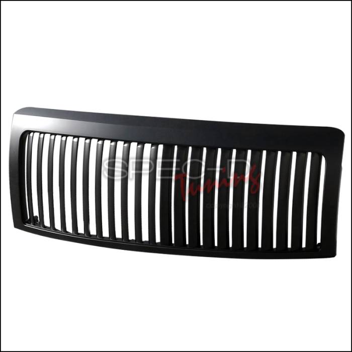Spec-D - Ford F150 Spec-D Black Vertical Grille - HG-F15009JMVT