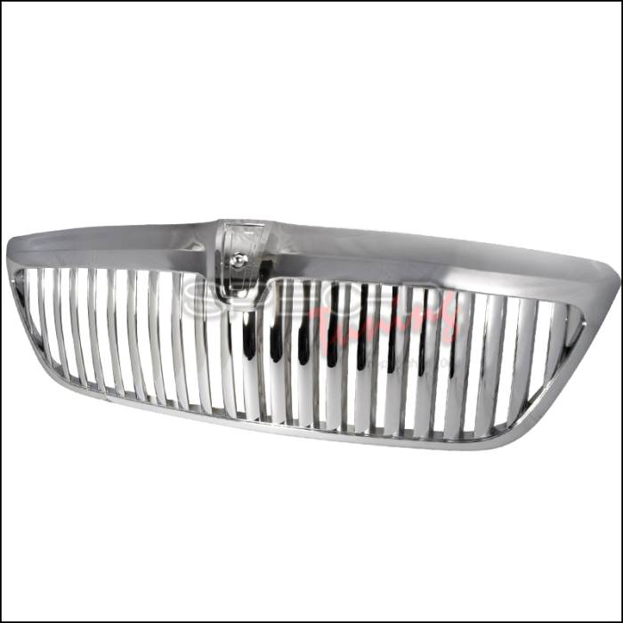 Spec-D - Lincoln Navigator Spec-D Vertical Grille - Chrome - HG-NAV98CVT