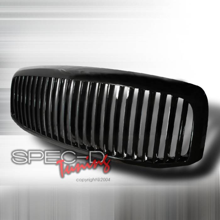 Spec-D - Dodge Ram Spec-D Vertical Grille - Black - HG-RAM06JMVT