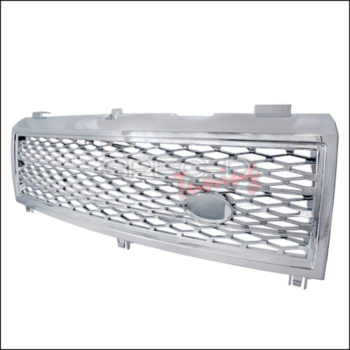 Spec-D - Land Rover Range Rover Spec-D Grille - Chrome - HG-RRL32203C