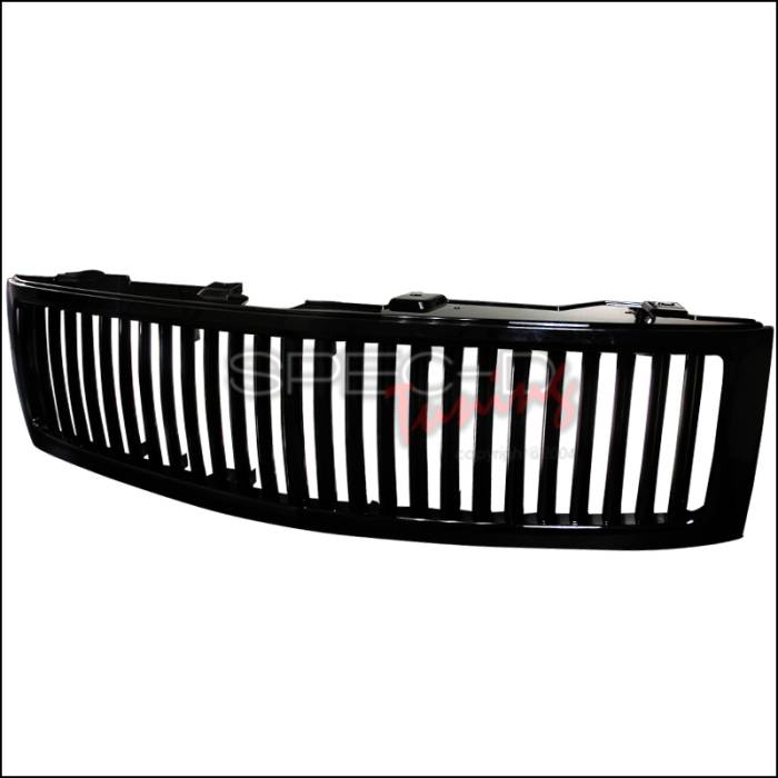 Spec-D - Chevrolet Silverado Spec-D Vertical Grille - Black - HG-SIV07JMVT