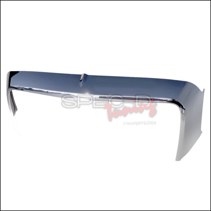 Spec-D - Chrysler 300 Spec-D Hood Mustache - Chrome - HGT-30005-JZ