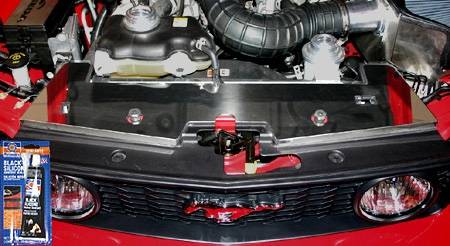 Steeda - Ford Mustang Steeda Polished Stainless Steel Radiator Cover - 16149