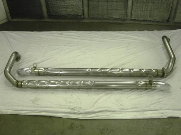 Stainless Works - Chevrolet Corvette Stainless Works Side Exhaust Pipes - VSP425SBC