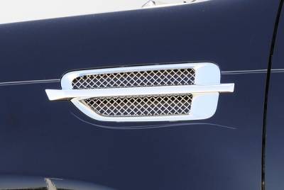 T-Rex - Cadillac Escalade T-Rex Side Vent Mesh - Polished Stainless Steel - 2PC - 54199